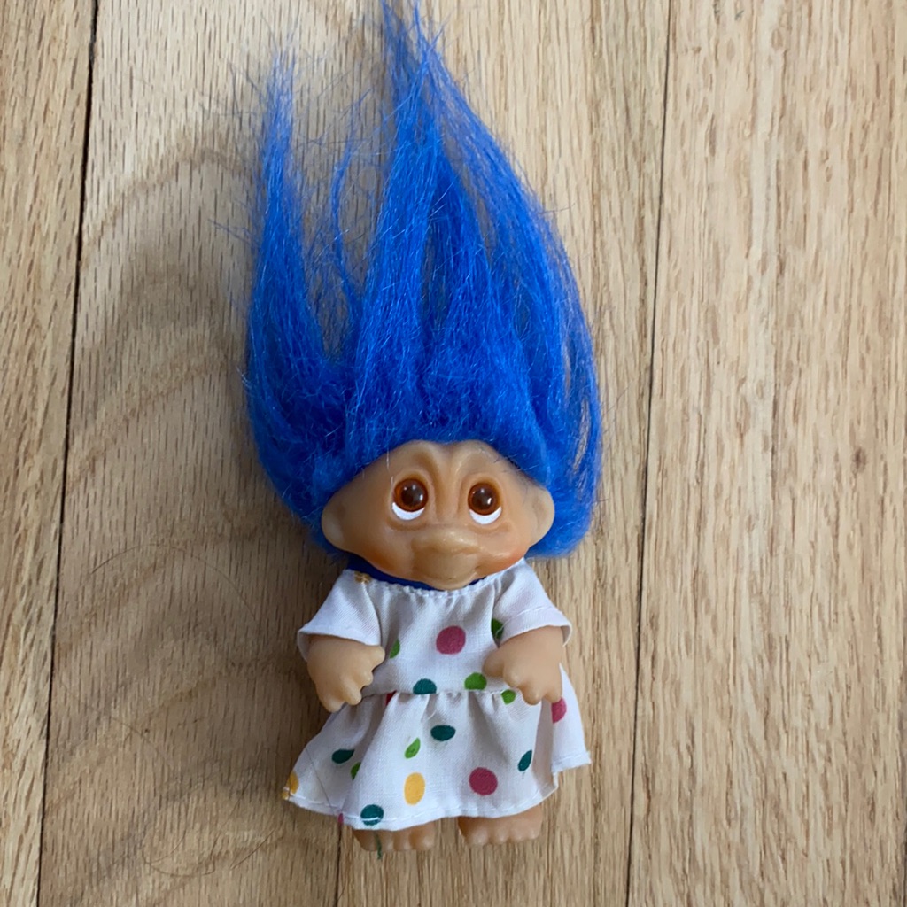 Vintage Clown Troll Doll 1985 Rare Collectible